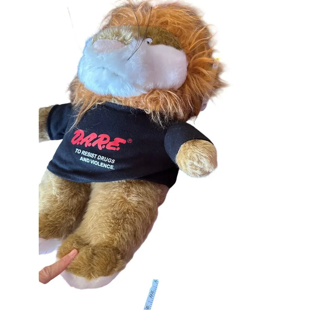 D.A.R.E. Daren The Lion -‎ Stuffed Plush Animal Lion DARE
